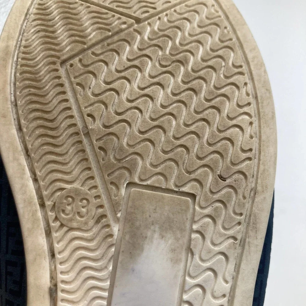 Fendi zucca logo moccasin shoes